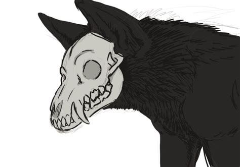 skull drawn on dog - Google Search | Dibujos bonitos de animales, Arte de criaturas míticas ...