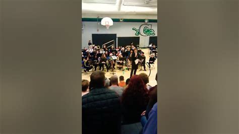 CMS band at Carmody Middle - 2019 - YouTube