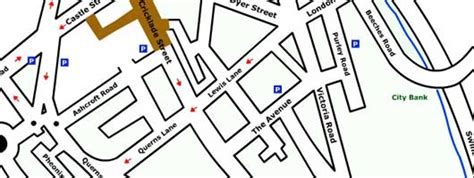 Map of Cirencester