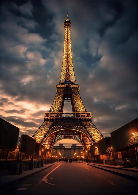 Paris - Eiffel Tower at Night | Posters, Art Prints, Wall Murals | +250 ...