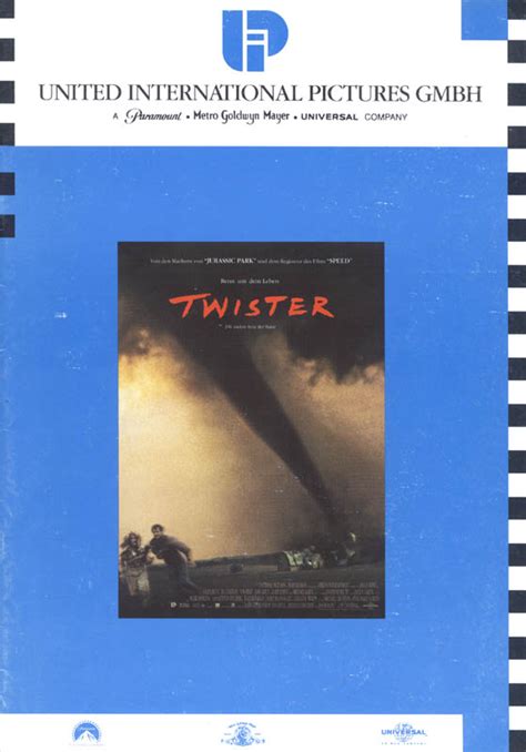 Twister Movie Cast - Press Kit Unsigned | HistoryForSale Item 261797