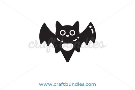 Bat SVG Cut File - CraftBundles