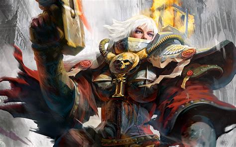 HD wallpaper: Warhammer, Adepta Sororitas, Fantasy, Sci Fi, Sisters of ...