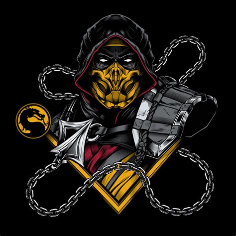 Scorpion MK11 Illustration & Sticker (2) | Images :: Behance