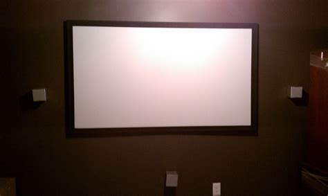 Jon's Projects: Home Theatre Projector Screen