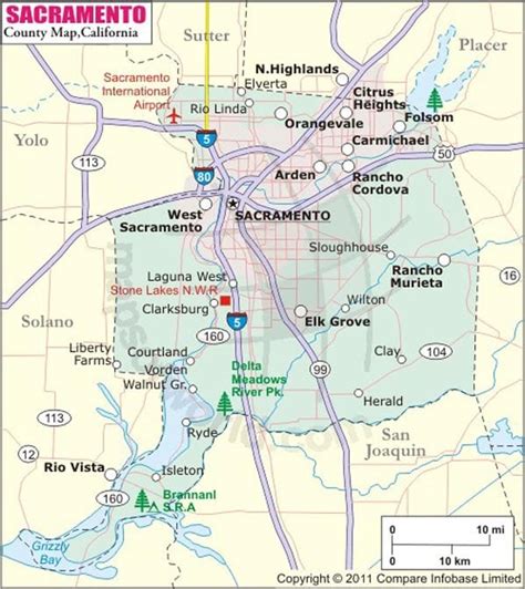 Sacramento Map - EMARANHADORUFIANO