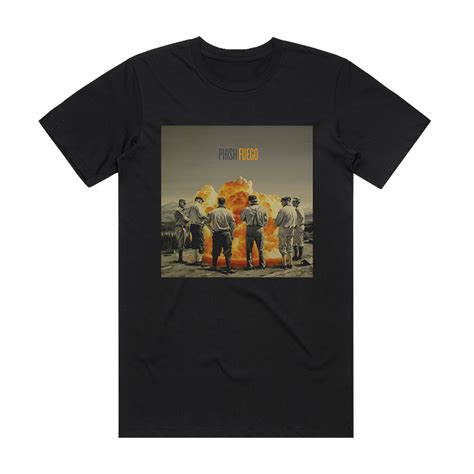 Phish Fuego Album Cover T-Shirt Black – ALBUM COVER T-SHIRTS