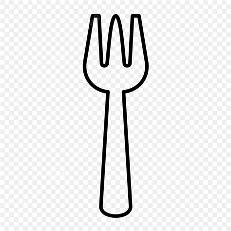 Fork Outline Clipart Transparent PNG Hd, Fork Outline Icon, Fork ...