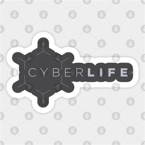 Cyberlife logo (No Background) - Cyberlife - Sticker | TeePublic