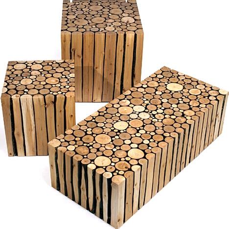 Creative Custom Log Furniture | Designs & Ideas on Dornob