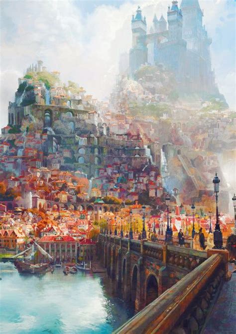 Velaris- the city of starlight | Fantasy landscape, Disney concept art, Fantasy city