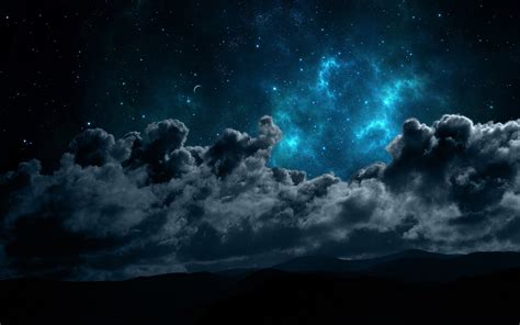 Sfondi : 1920x1200 px, nuvole, notte, spazio, stelle 1920x1200 - wallhaven - 741648 - Sfondi ...