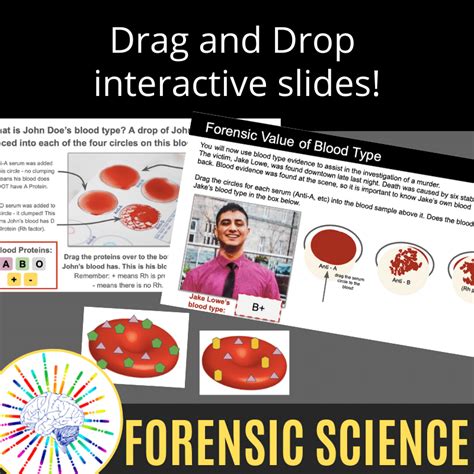 Blood Type Evidence Lesson + Lab + Review Questions