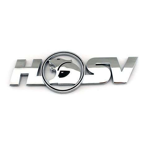 Gloss Black HSV Auto Tailgate Emblem, Matt Black HSV Car Logo 3d Sticker Badge-in Car Stickers ...