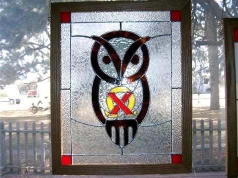 Stained glass | Skull and crossbones, Owl, Crossbones