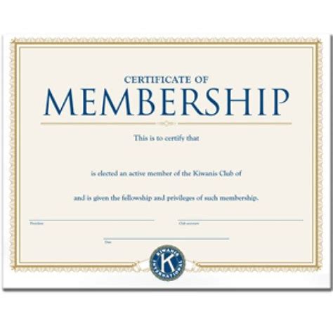 Membership Certificate Template | Certificate templates, Templates ...