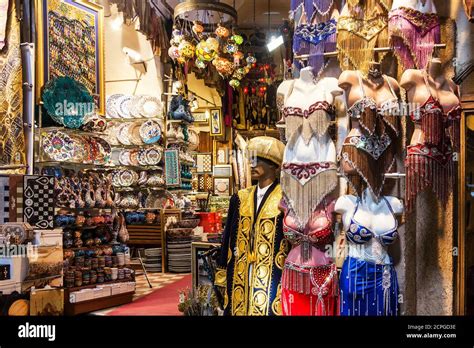 Turkey, Istanbul, Grand Bazaar, clothes and souvenirs Stock Photo - Alamy