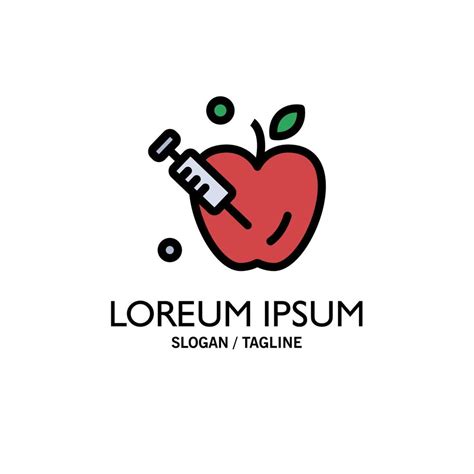 Apple Gravity Science Business Logo Template Flat Color 14438625 Vector ...