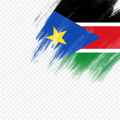 South Sudan Flag PNG Image, South Sudan Flag Brush, National, Country ...