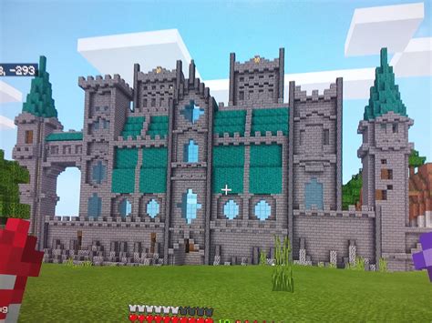 I built smallish beans 1000 days in minecraft survival castle. I will put a make a tutorial if ...