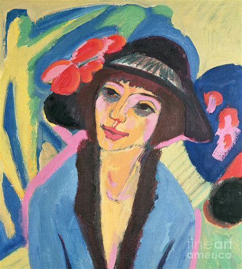 Portrait Of Gerda Painting by Ernst Ludwig Kirchner