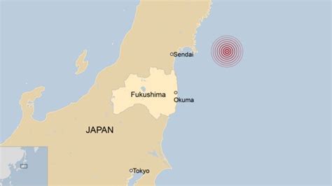 Fukushima Tsunami Map