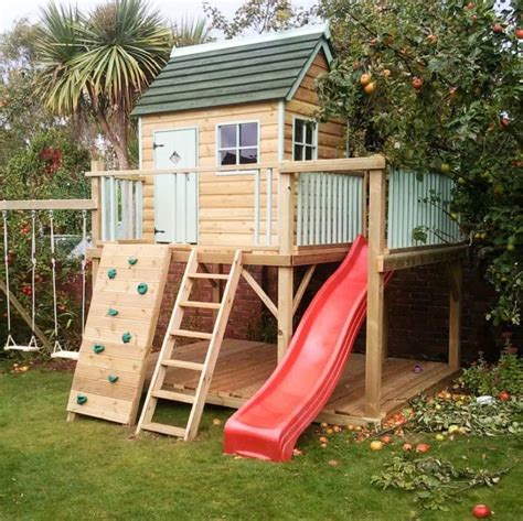 10+ Kids Outdoor Playhouse With Slide – HomeDecorish