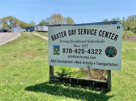 Arvest Foundation Grant Results in New Sign for Baxter Day Service Center