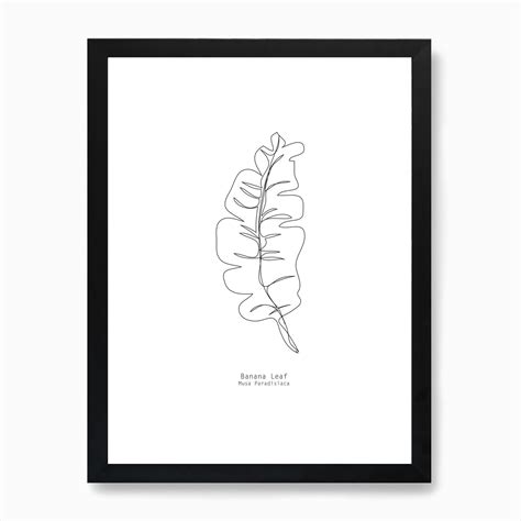 Banana Leaf Art Print by Print is the New Black - Fy