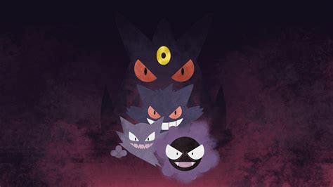 Gengar, Haunter, Pokémon, Gastly HD Wallpapers / Desktop and Mobile Images & Photos