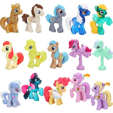 Aliexpress.com : Buy 150pcs My Little Pony Toys Mini Pony PVC Action Figures Princess Rainbow ...