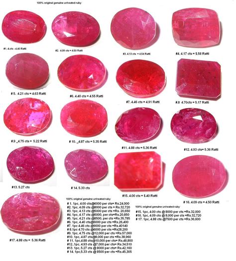 Ruby Stone - Ruby Gem Stone | Ruby Birth Stone | Loose Ruby Stones | Ruby Gem Stone Ring