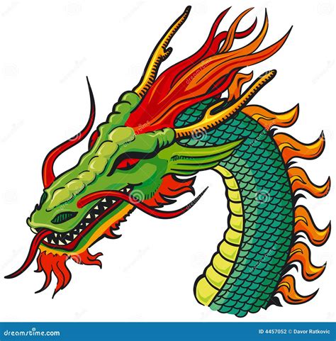 Couleur Principale De Dragon Photographie stock - Image: 4457052