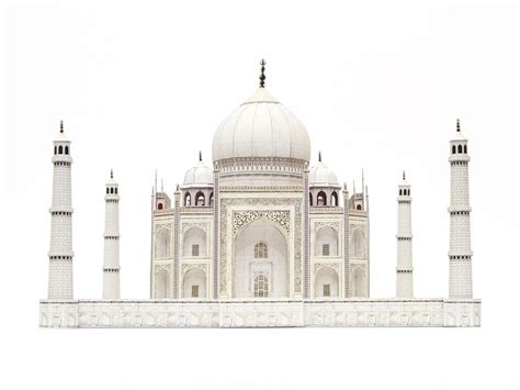 Taj Mahal paper craft kit for building your own scale model