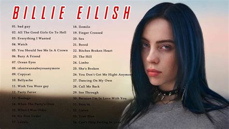 Billie Eilish Greatest Hits Full Album 2020 - Best Songs Of Billie ...