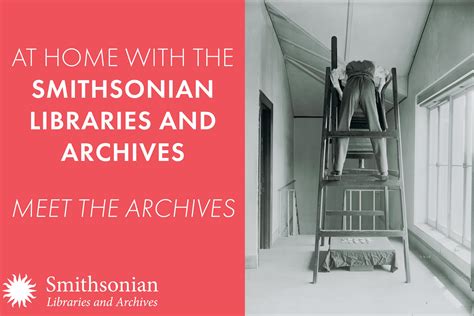 At Home with the Smithsonian Libraries and Archives: Meet the Archives ...