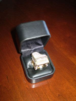 Collectible Liberace Piano Ring, Size 6 | #170443772