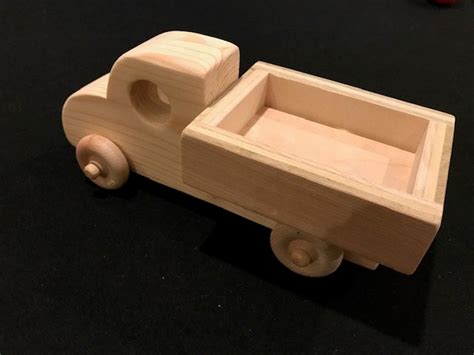 FREE SHIPPING Handmade Wooden Toy Pick Up Truck | Etsy