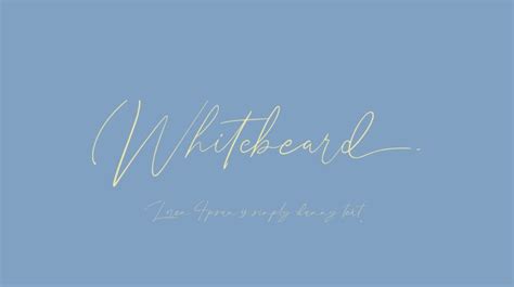 Whitebeard Font : Download Free for Desktop & Webfont