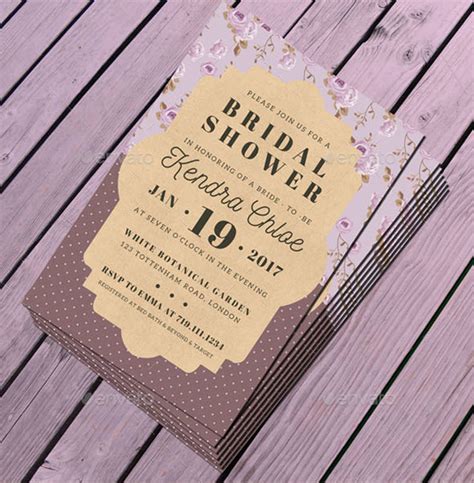 Printable Bridal Shower Invitation - 21+ Examples, Format, Pdf | Examples