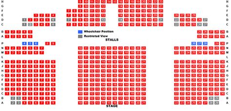 Empire Theater Seating Chart - Theater Seating Chart