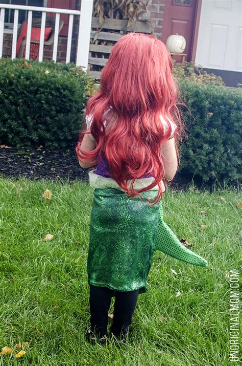 DIY Little Mermaid and Flounder Costumes - unOriginal Mom