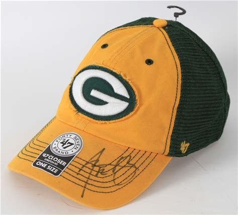 Lot Detail - 2010's Aaron Rodgers Green Bay Packers Signed Cap (JSA)