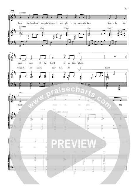 Surely The Presence (Choral Anthem SATB) Sheet Music PDF (Alfred Sacred ...