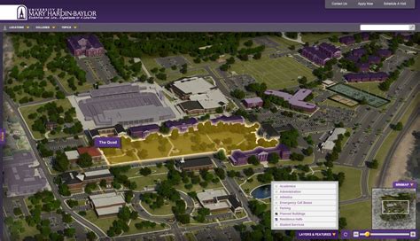 Mary Hardin Baylor Campus Map | Printable Templates Free