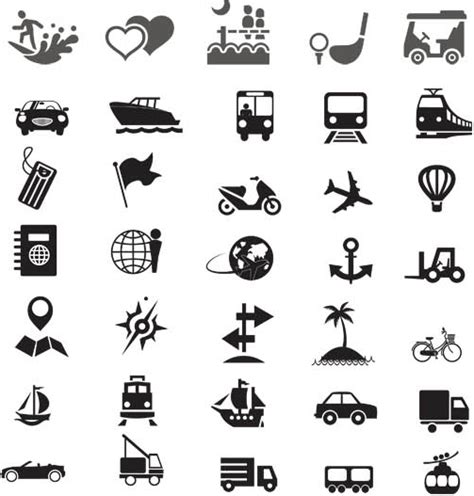 Travel Icons free vector free download