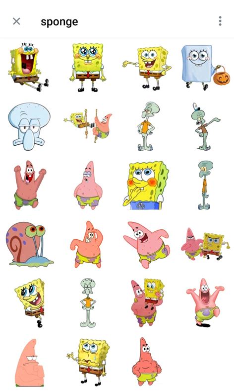 Spongebob Meme Telegram Stickers - Captions Trend