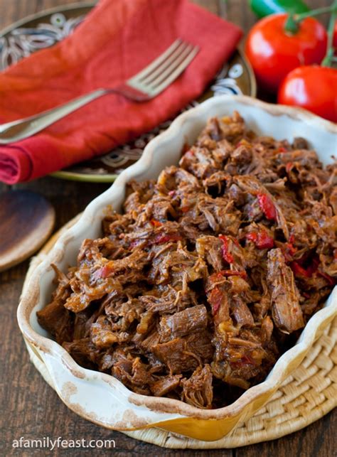 Mexican Shredded Beef - A Family Feast®