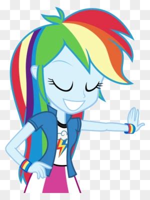 Rainbow Dash Excited By Pink1ejack - Mlp Eg Rainbow Dash Excited - Full Size PNG Clipart Images ...