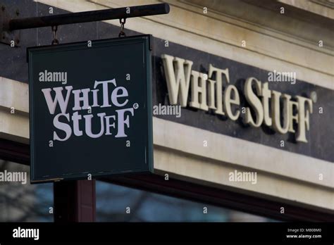 White Stuff shop sign logo Stock Photo - Alamy